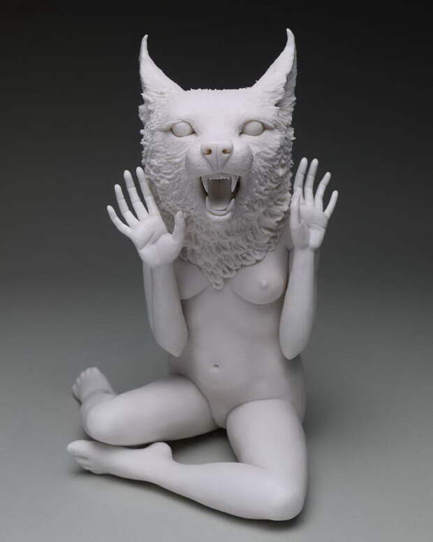 Странные скульптуры животных Crystal Morey