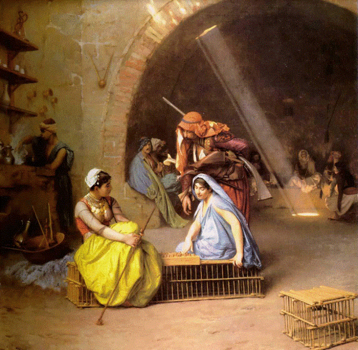 Жан Леон Жером, «Альмеи, играющие в шахматы», 1870. Жан Леон Жером, «Альмеи, играющие в шахматы», 1870.