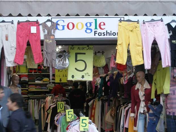 А Google начинает торговать одеждой китай, подделки, прикол, фейки, юмор