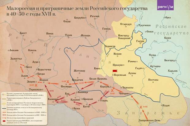 Малороссия и приграничные земли Российского государства. Анна Рыжкова (с) ИА Регнум