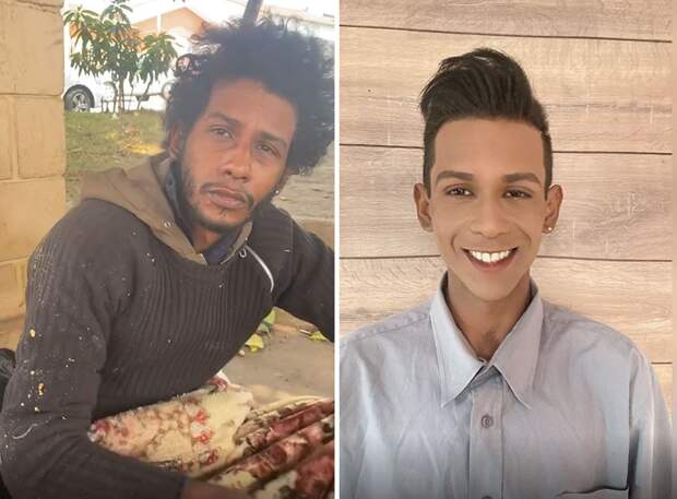 Парикмахер бесплатно делает макияж бездомным: удивительные преображения от мастера из Бразилии