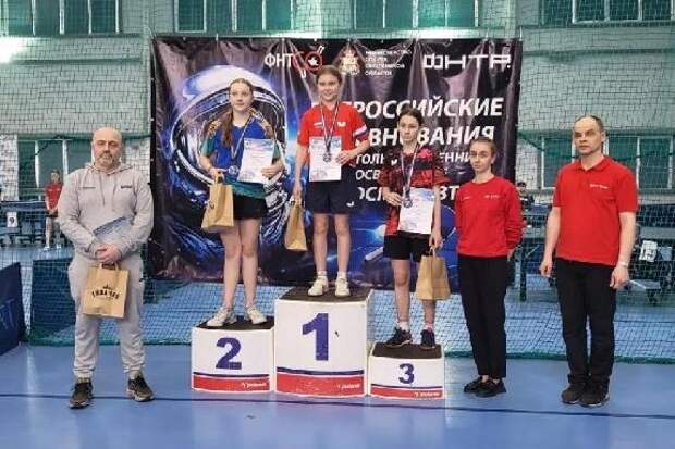 Тамбовчанка завоевала бронзу на всероссийских соревнованиях по настольному теннису