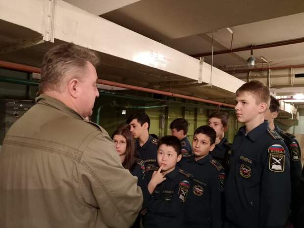 В защитном сооружении гражданской обороны на северо-западе Москвы провели урок ОБЖ