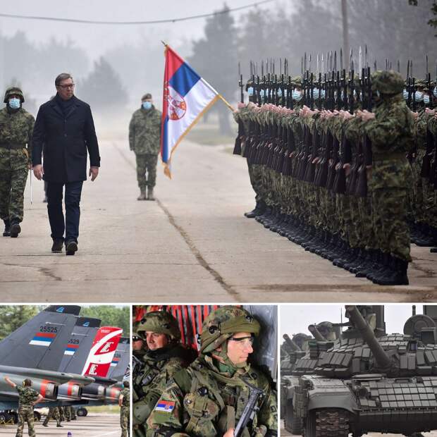 Вучич и сербская армия
