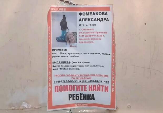 Найденную в Смоленске после похищения девочку вернули матери