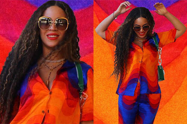 К лету готова: Бейонсе примерила яркий костюм из мужской коллекции