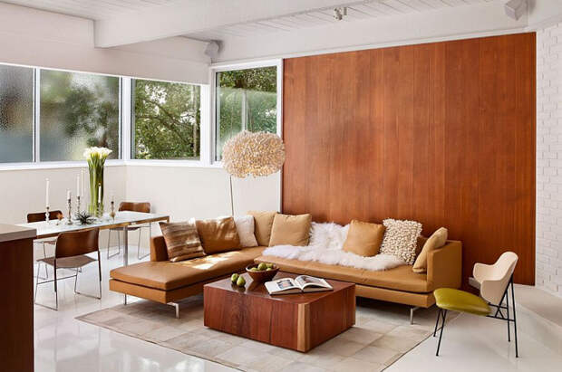 Зона гостиной и столовой Зона гостиной и столовой