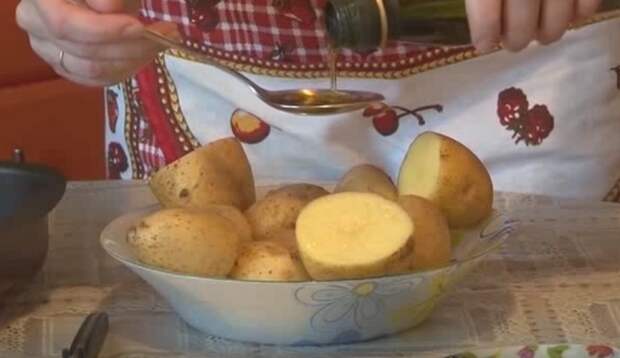 картофель в духовке на пергаменте