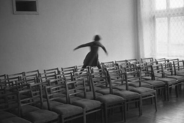 Актовый зал в детском доме №5. СССР, Новокузнецк, 1980-е годы.