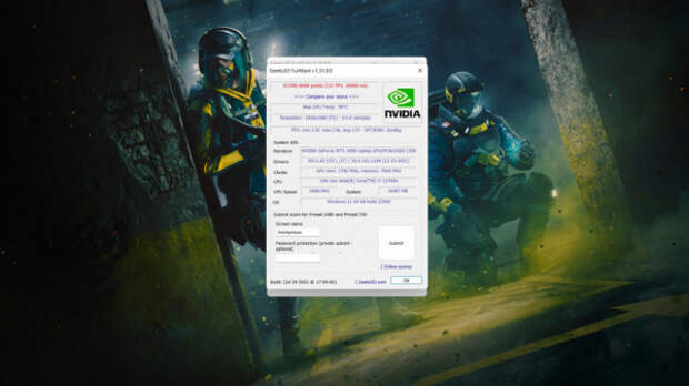 Обзор и тест игрового ноутбука MSI Crosshair 15 Rainbow Six Extraction Edition - B12U