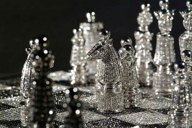 Королевский бриллиантовый комплект шахмат: $600000 искусство, красота, мастерство, невероятное, талант, шахматы