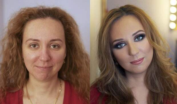 Чудеса make-up: до и после