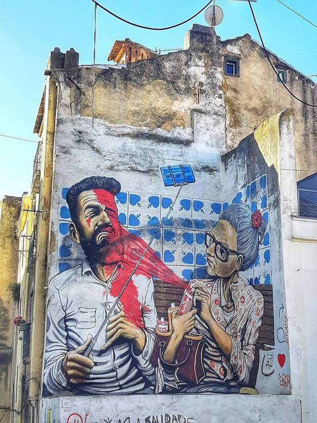3. граффити, искусство, лиссабон, мир, португалия, творчество.город, улица