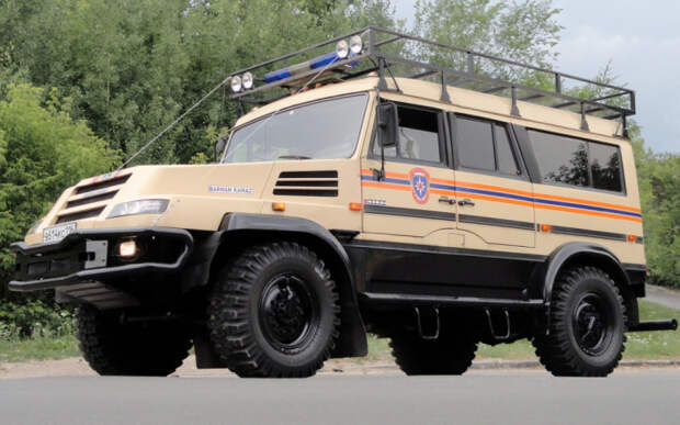 Опытный 12-местный автомобиль КамАЗ «Бархан». | Фото: autowp.ru. Опытный 12-местный автомобиль КамАЗ «Бархан». | Фото: autowp.ru.