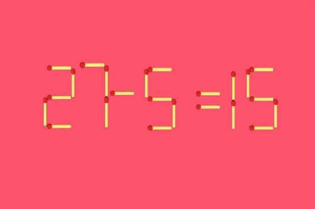 Простая головоломка со спичками, которая заставит мозг работать быстрее