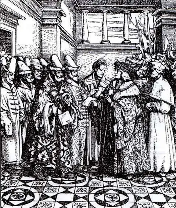 Толмач на царских переговорах 10 букв. Леонид куравлёв жорж милославский. Великое посольство гравюра. Иван васильевич меняет профессию фильм 1973. Леонид куравлёв жорж милославский.