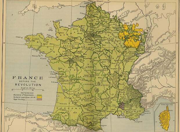 Карта Франции. | Фото: mapas.owje.com.
