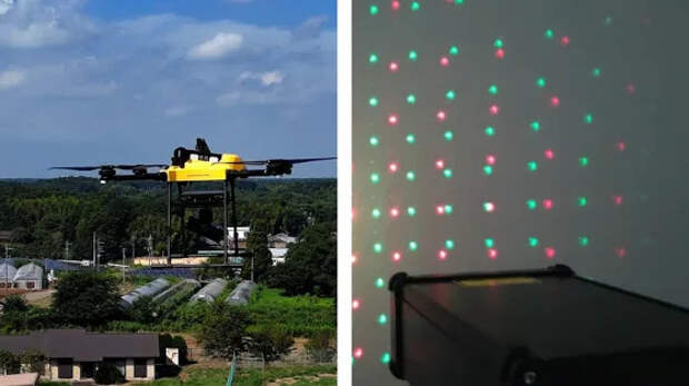 В Японии используют дроны, чтобы гонять птиц. Аппараты отгоняют диких животных от птичьих ферм