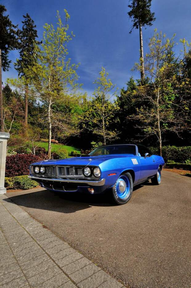 Plymouth Barracuda Convertible 1971 авто, plymouth, Barracuda, hemi, Cuda