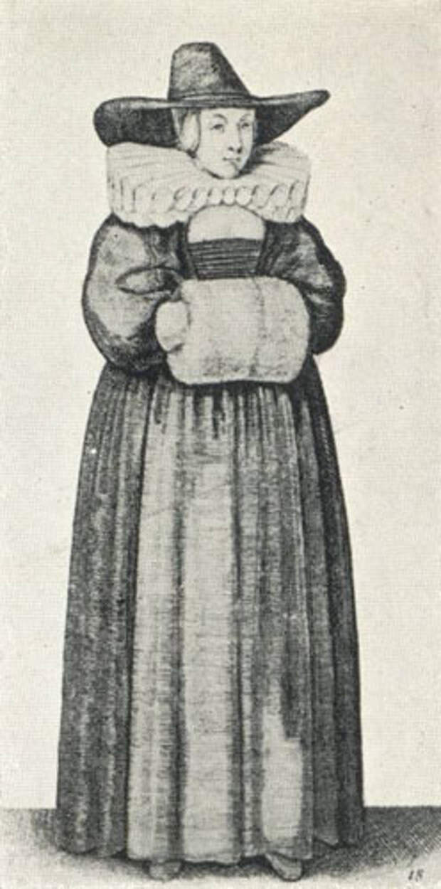 Британка в шляпе, XVII век