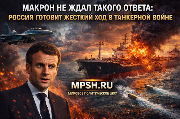 Макрон не ждал такого ответа: Россия готовит жесткий ход в танкерной войне