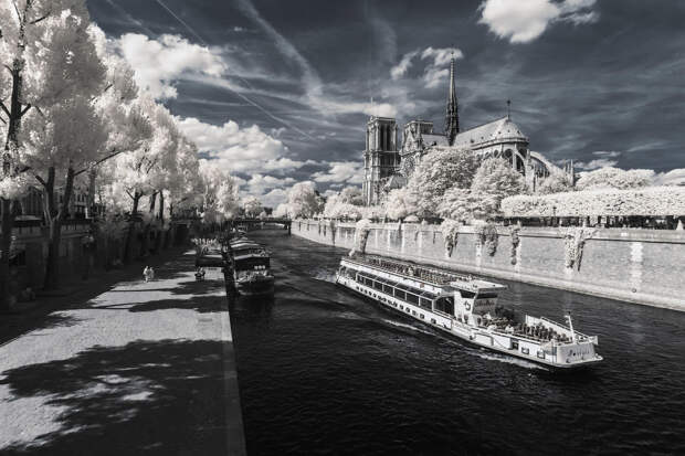 Инфракрасные снимки Франции