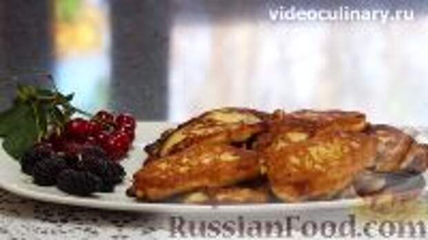 Фото к рецепту: Оладьи с яблоками
