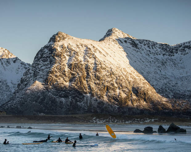 Арктический серфинг на Лофотенских островах от Тима Франко