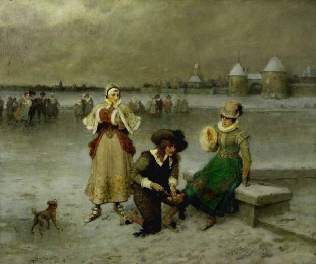 George Henry Boughton - Skating On The Pond.jpg