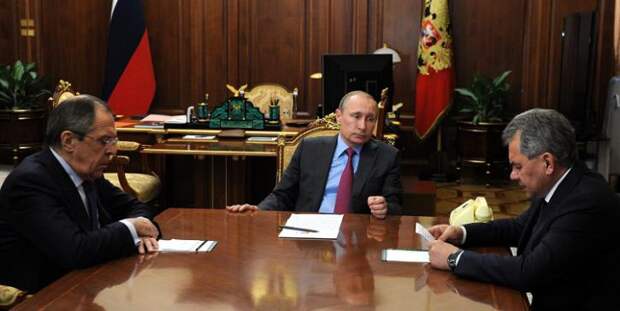 Путин, Лавров, Шойгу Путин, Лавров, Шойгу