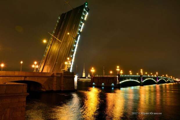 Волшебная красота мостов Петербурга (14 фото)