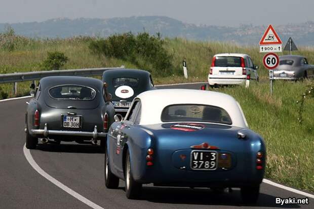Mille Miglia легендарный авто пробег ретро автомобилей в Италии Mille Miglia легендарный авто пробег ретро автомобилей в Италии
