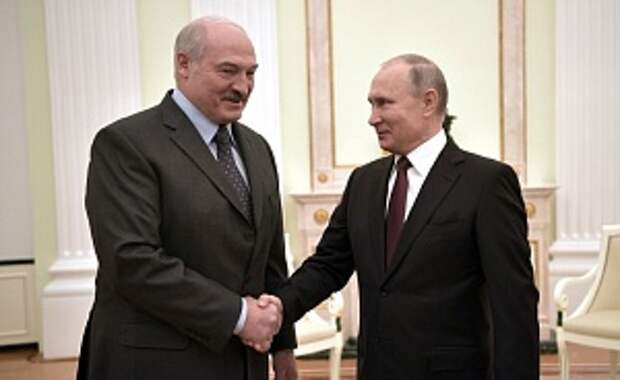 Владимир Путин принял в Кремле Александра Лукашенко