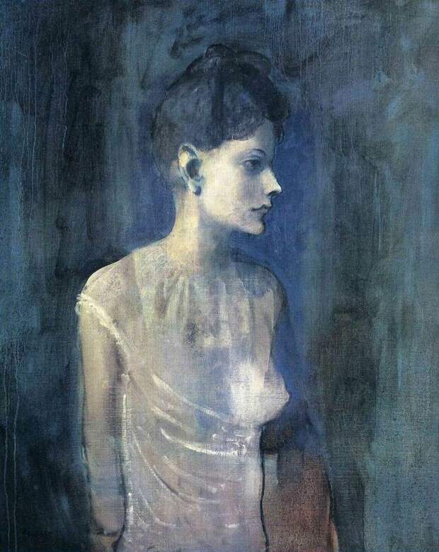 Пабло Пикассо. Женщина в рубашке. 1904 год