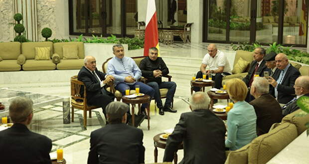 Встреча президента Южной Осетии с осетинской диаспорой в Сирии
