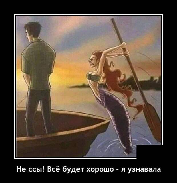 Демотиватор про русалку
