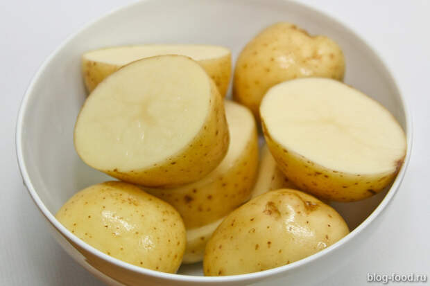 Картошка со шкварками