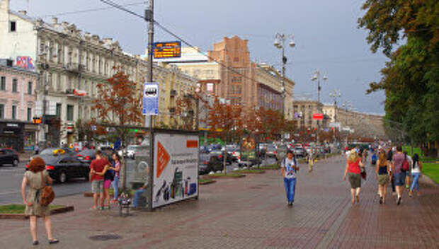 Улица Крещатик в Киеве. Архивное фото