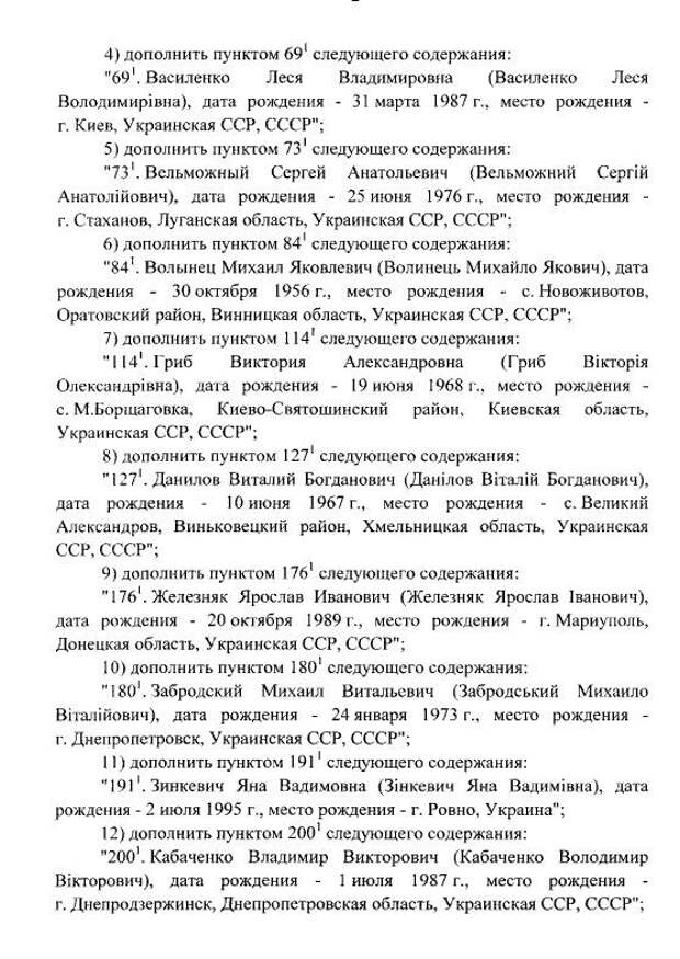 Россия ввела санкции против Порошенко
