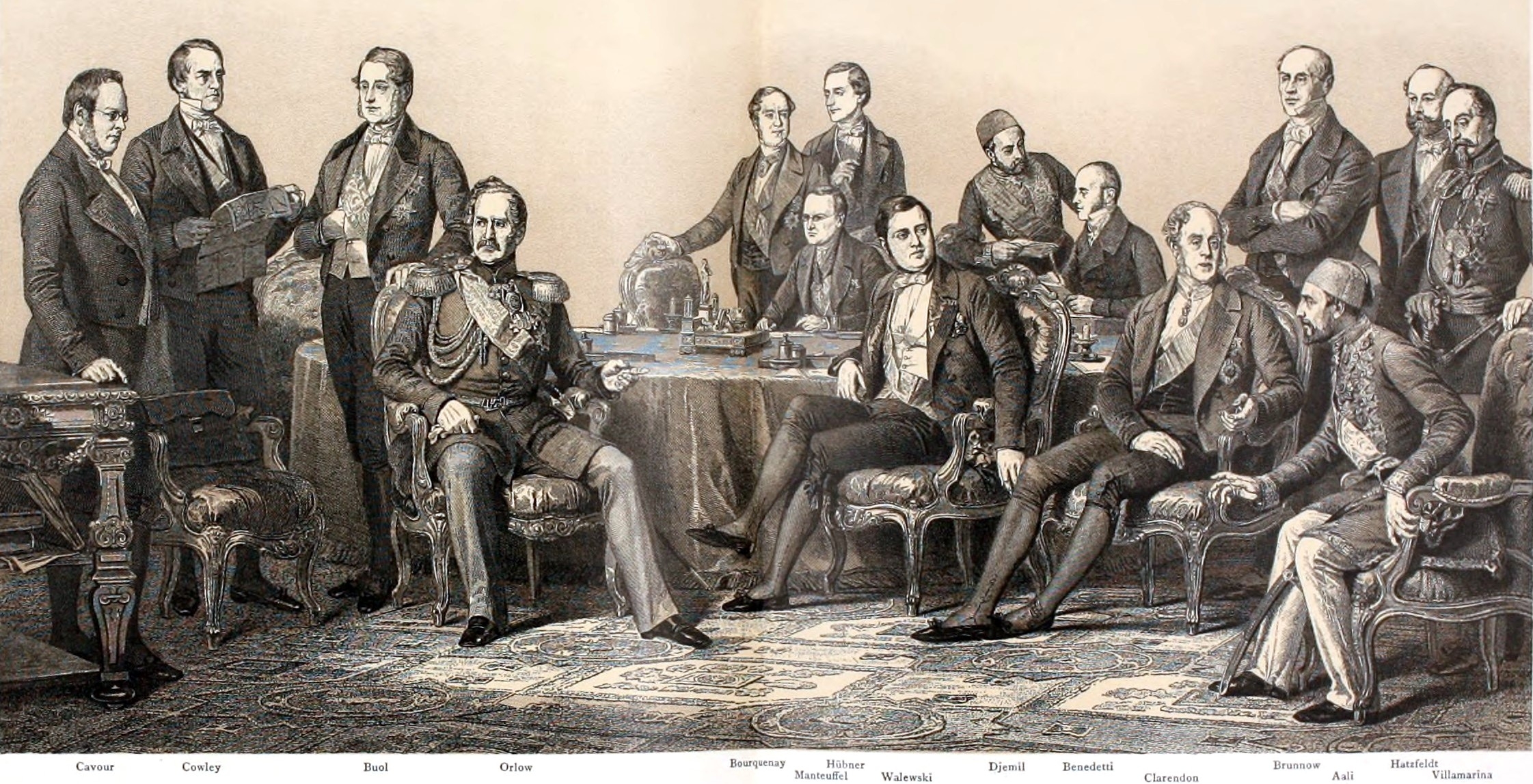Парижский конгресс 1856г. 25фев - 16 апр | Крымская война.