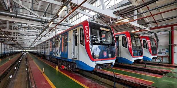 В Москве самый короткий интервал движения поездов метро Фото: mos.ru