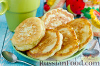 Фото к рецепту: Оладьи с яблоками