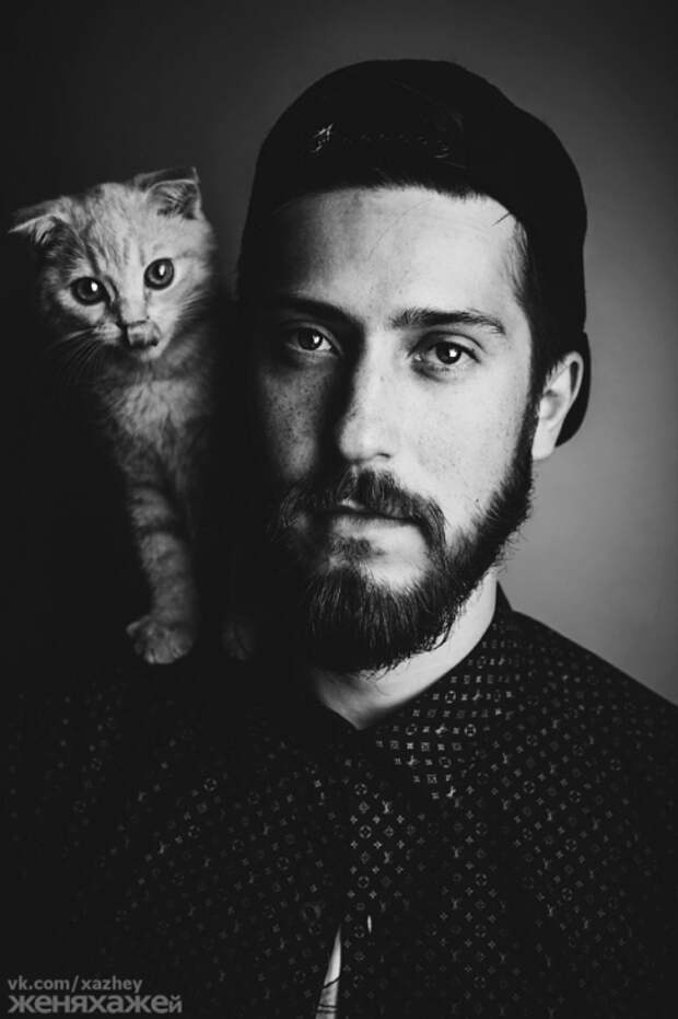 15 котиков и их хозяев-мужчин, которые испытывают друг к другу по-настоящему нежные чувства