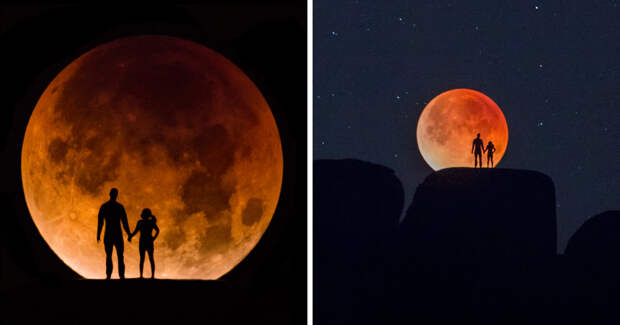 Incredible Images Of The Rare “Super Blue Blood Moon” That I Captured Yesterday Morning
