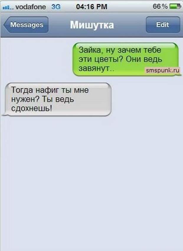 Безумные смс-ки обо всем!