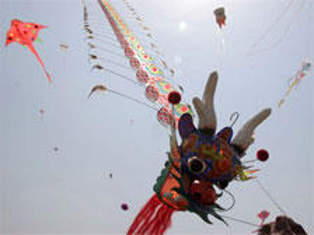Festival of kites in Thailand 