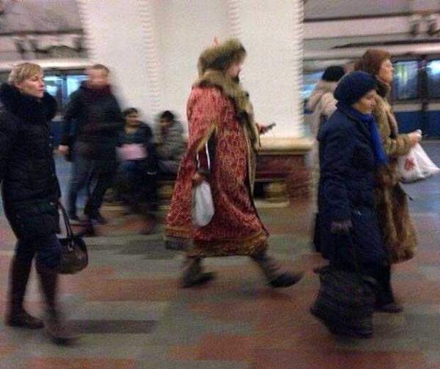 чудики из общественного транспорта, мода метро