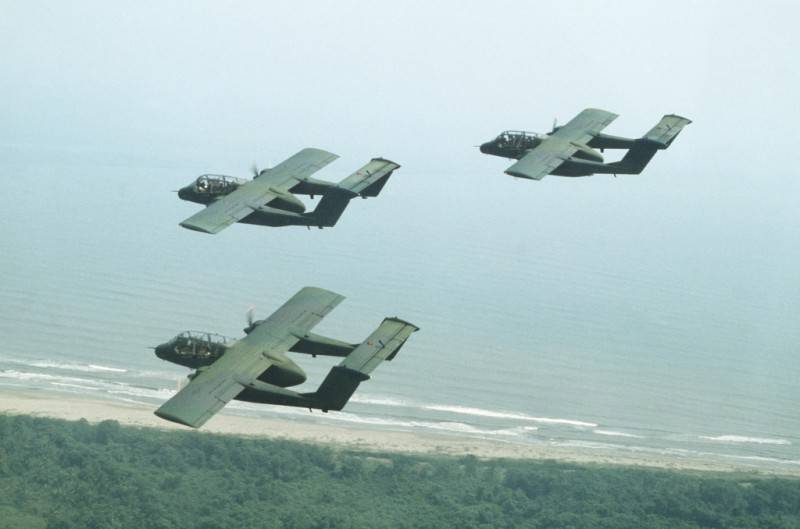 Служба и боевое применение турбовинтовых штурмовиков OV-10 Bronco после окончания вьетнамской войны