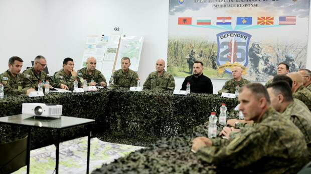 Порядка тысячи «военнослужащих» так называемых «Сил Безопасности Косово» (FSK) принимают участие в учениях НАТО...