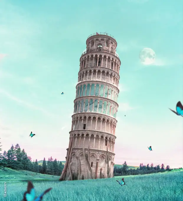 Сюрреалистические фотоманипуляции Зака Изи